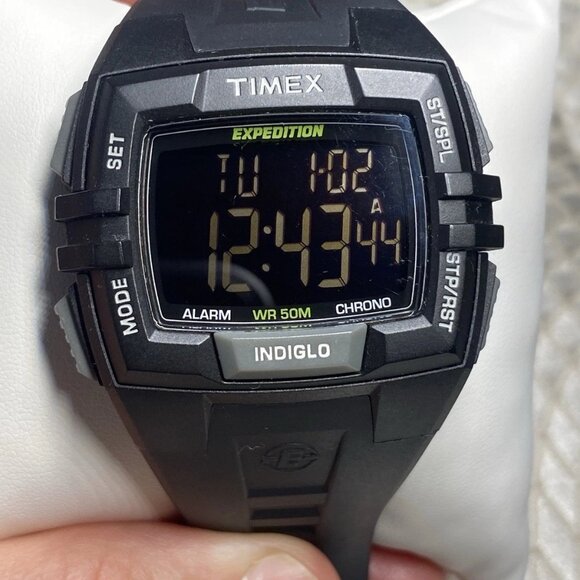 Timex Expedition Digital Watch – WR 50M – Indiglo – Chronograph – Model M262 - Picture 5 of 12